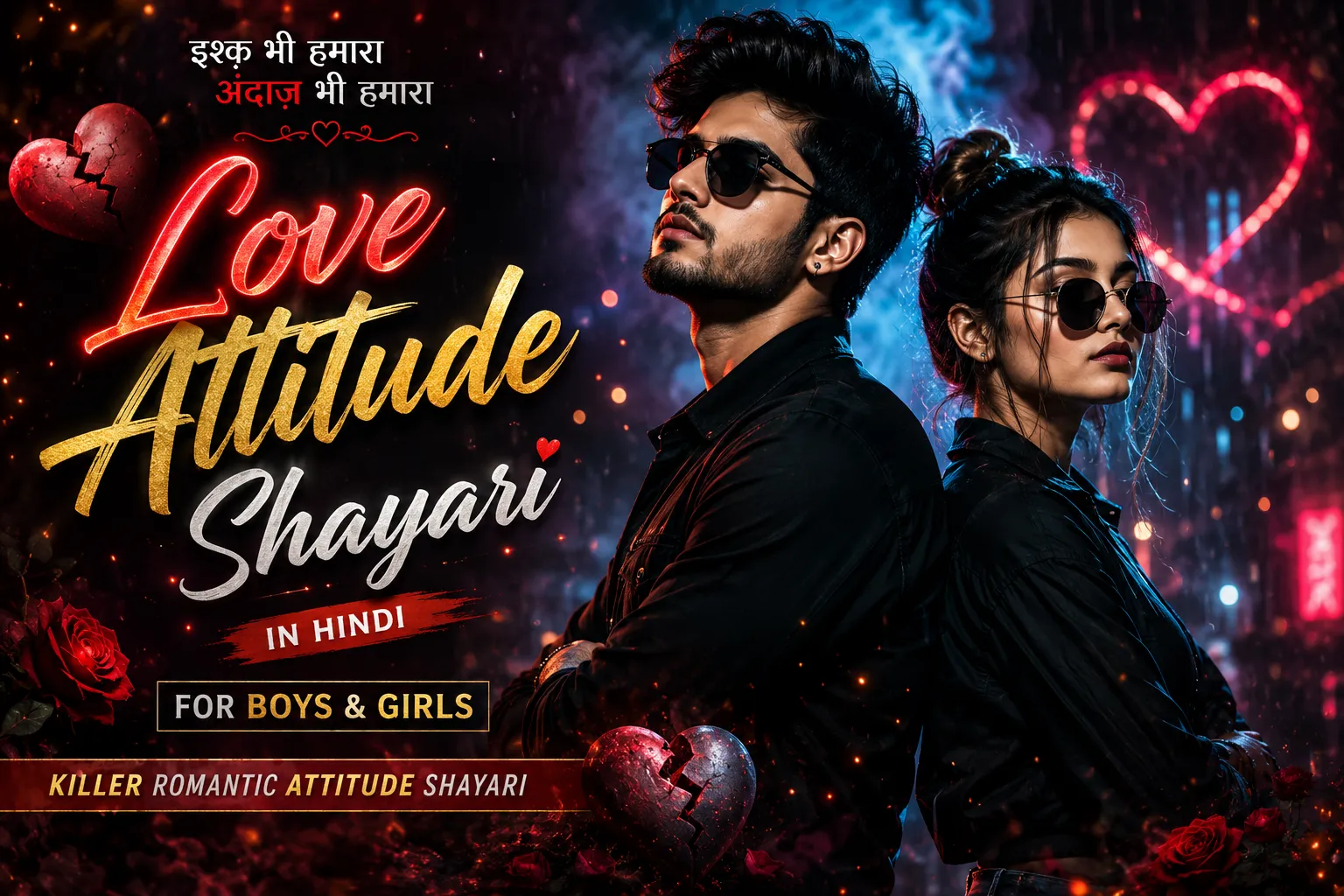 Love Attitude Shayari in Hindi