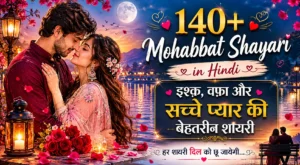 Mohabbat Shayari in Hindi