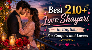 Best 210+ Love Shayari in English For Couples and Lovers